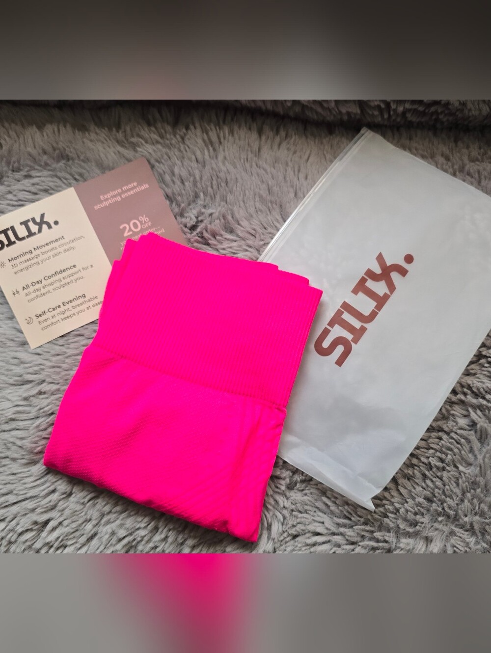 SILIX Hot Pink Active Leggings